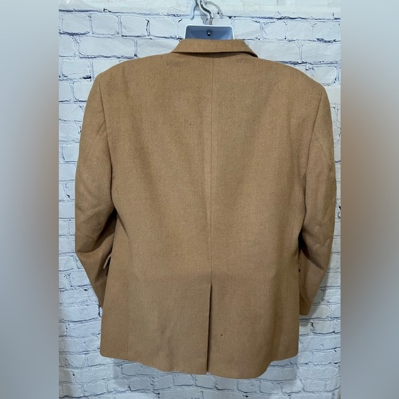 Jos A. Banks 100% Camel Hair Tan Blazer Sports Jacket Size 44R - Picture 3 of 10